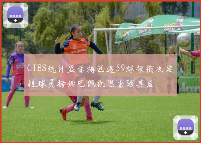 CIES统计显示梅西造59球领衔决定性球员榜姆巴佩凯恩紧随其后